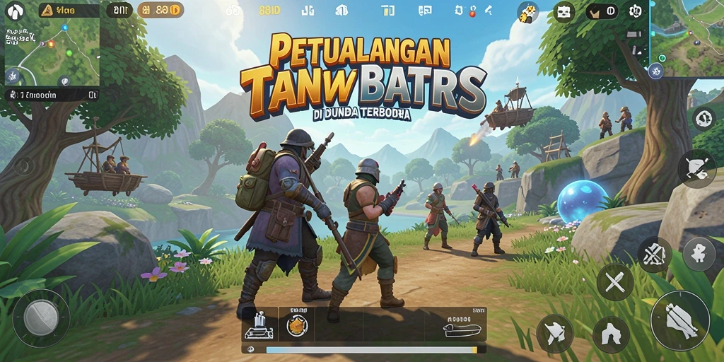 Screenshot menampilkan petualangan seru di dunia terbuka 88ID.
