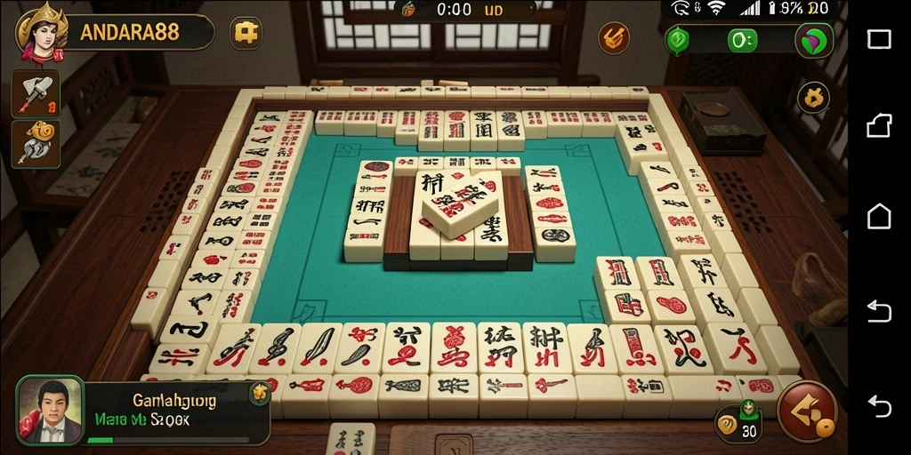 Gameplay seru dan menantang dalam ANDARA88 Mahjong.