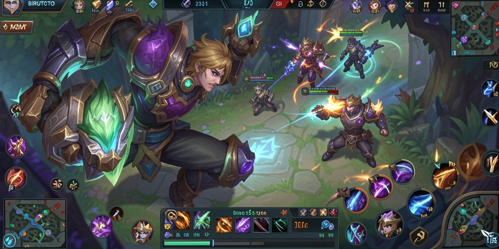 Tampilan gameplay BIRUTOTO yang mendebarkan dan grafis menawan.
