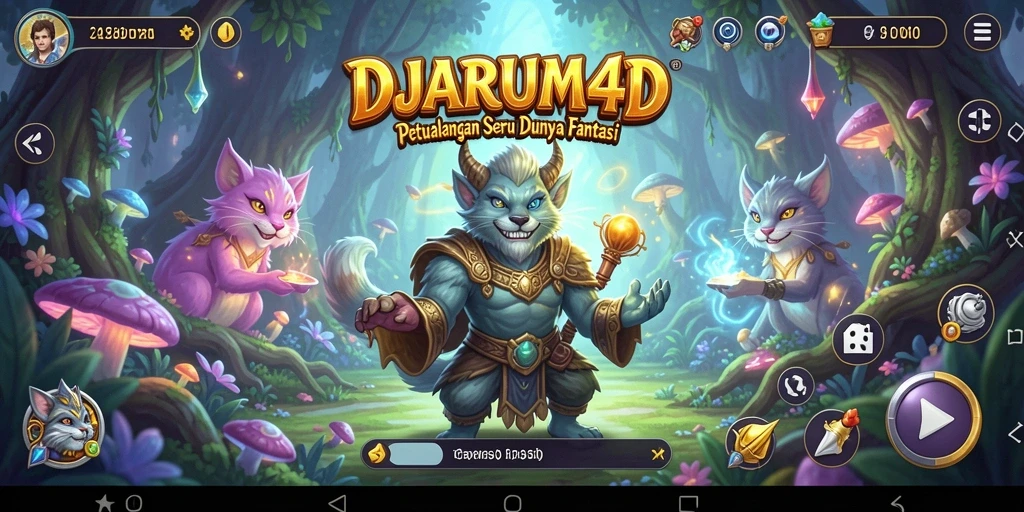 Screenshot gameplay DJARUM4D yang menunjukkan aksi petualangan yang seru.