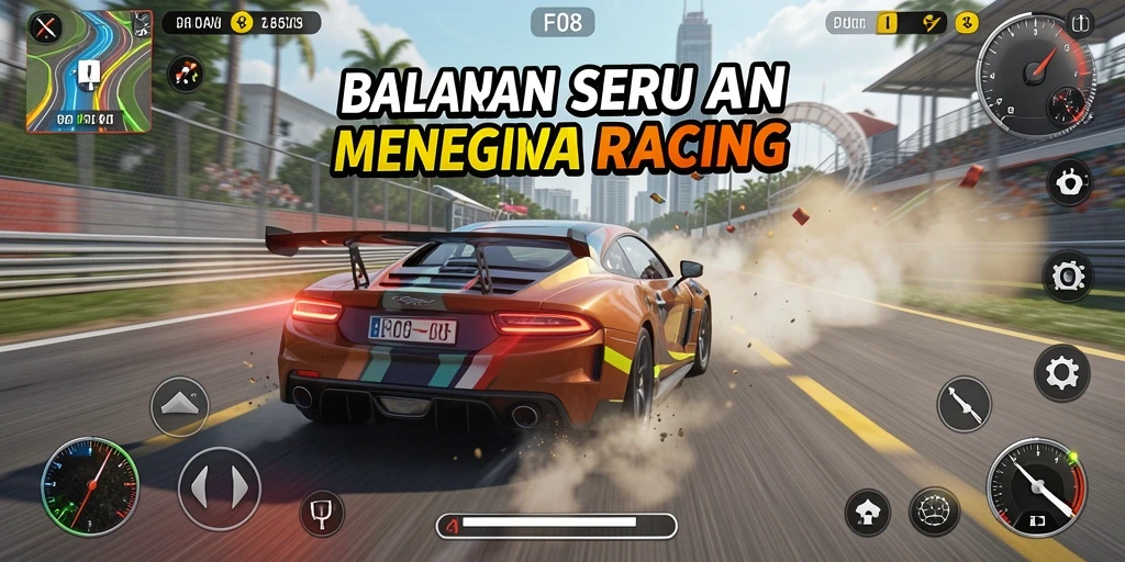 Pengalaman balapan F08 yang mendebarkan dan seru.