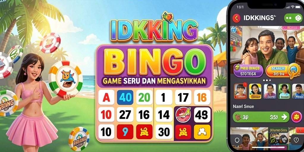Tangkapan layar gameplay <strong>IDRKING</strong> menunjukkan momen mendebarkan dalam permainan Bingo.