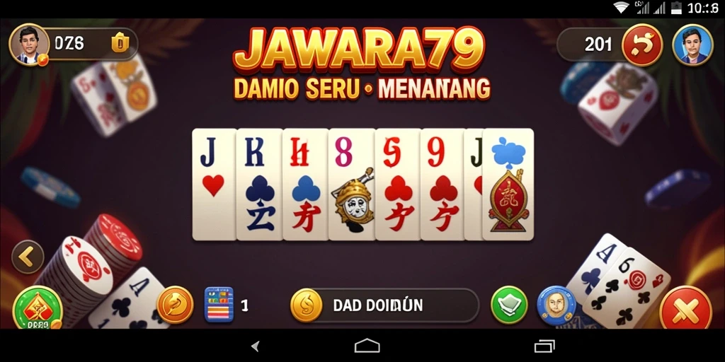 Tampilan gameplay seru dari JAWARA79 yang menantang.