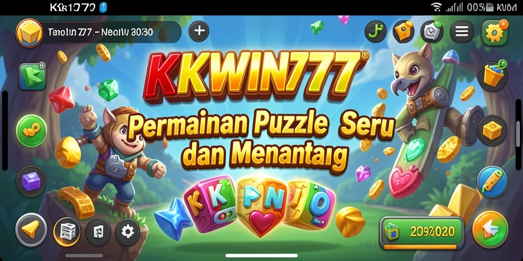 Tampilan permainan KKWIN777 dengan teka-teki yang menawan.