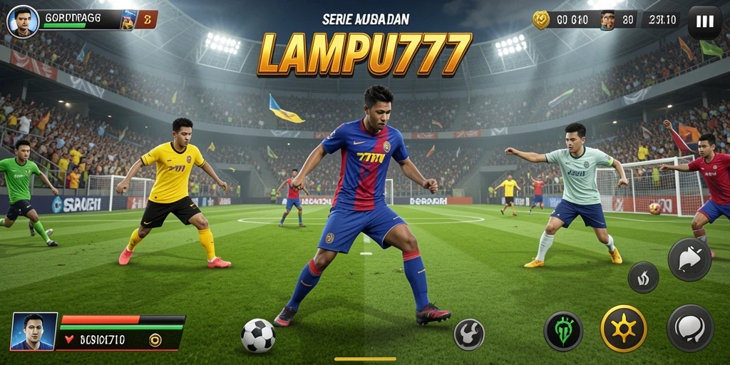 Tangkapan layar LAMPU777 menampilkan gameplay dinamis yang penuh aksi.