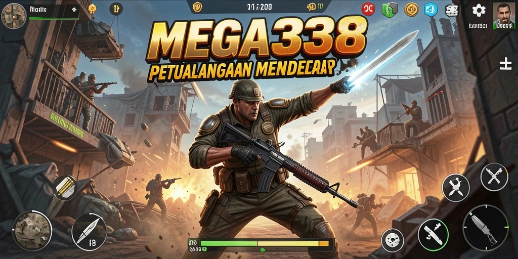 Tampilan gameplay seru dan menegangkan dari MEGA338.