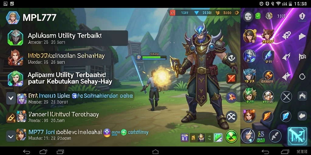 Screenshot utama MPL777 menampilkan antarmuka aplikasi Utility yang intuitif dan fungsional.