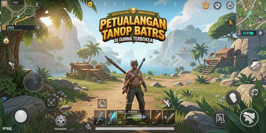 Tampilan gameplay yang mendebarkan dari RP886 di dunia terbuka.