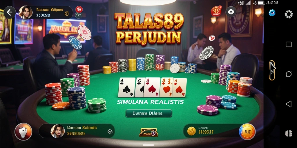 Tampilan gameplay simulasi yang menarik dan interaktif dari TALAS89.